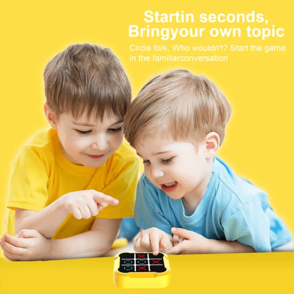 Three in One Tic-Tac-Toe Game Box in Multiple Colors - Image 5