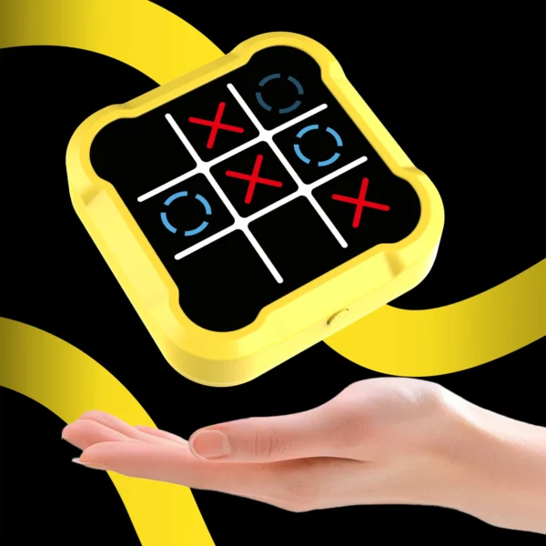 Three in One Tic-Tac-Toe Game Box in Multiple Colors - Image 4