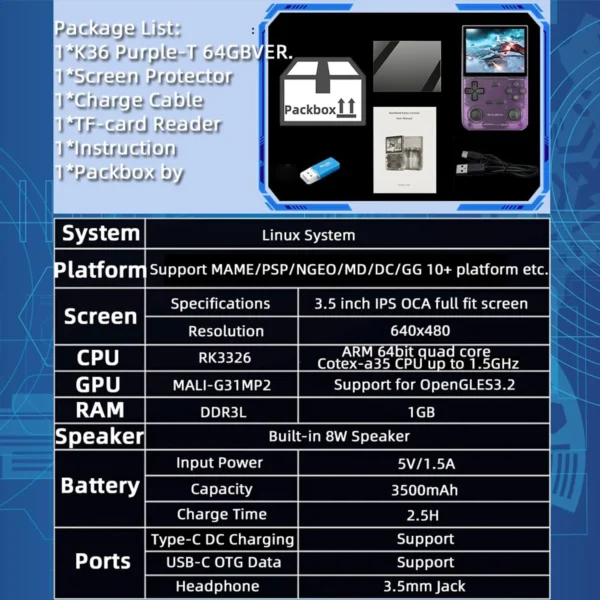 K36 Handheld Game Console - Image 6