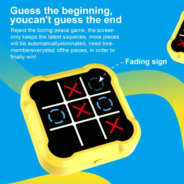 Three in One Tic-Tac-Toe Game Box in Multiple Colors - Image 2